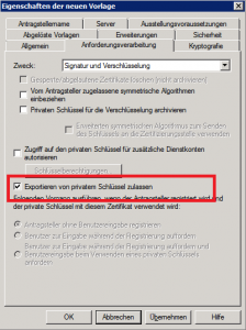 CA 04: Privater Schlüssel