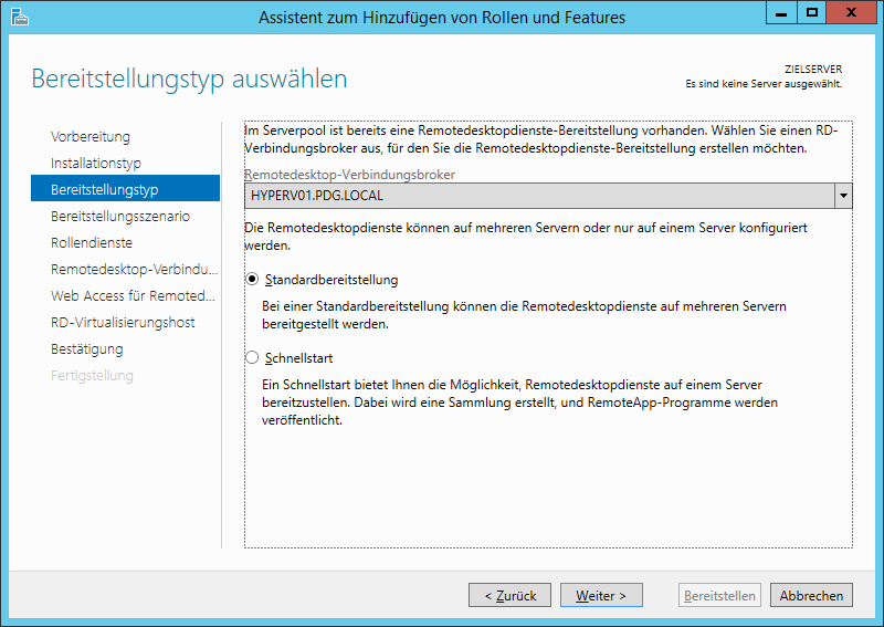 Abbildung 3: RDS-Broker-Auswahl