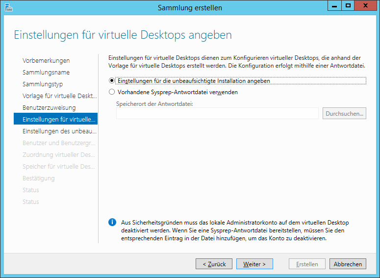 Abbildung 8: SYSPREP-Konfigurationsdatei