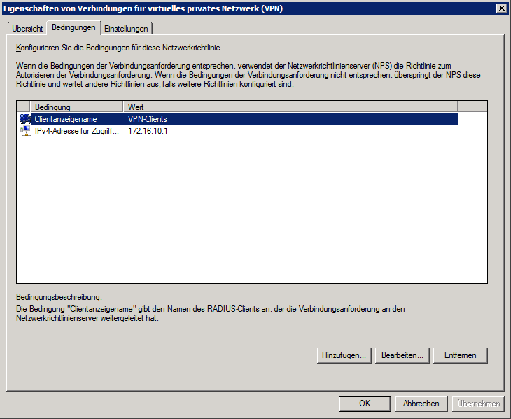 Abbildung 5: Bindungen Anforderungsrichtlinie