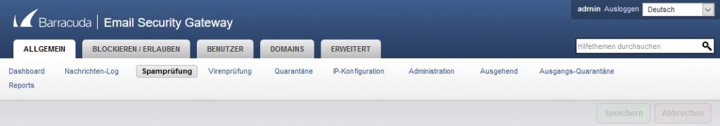 Abbildung 9: Spamprüfung