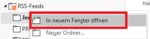 Abbildung 5: Ordneransicht in neuem Fenster öffnen